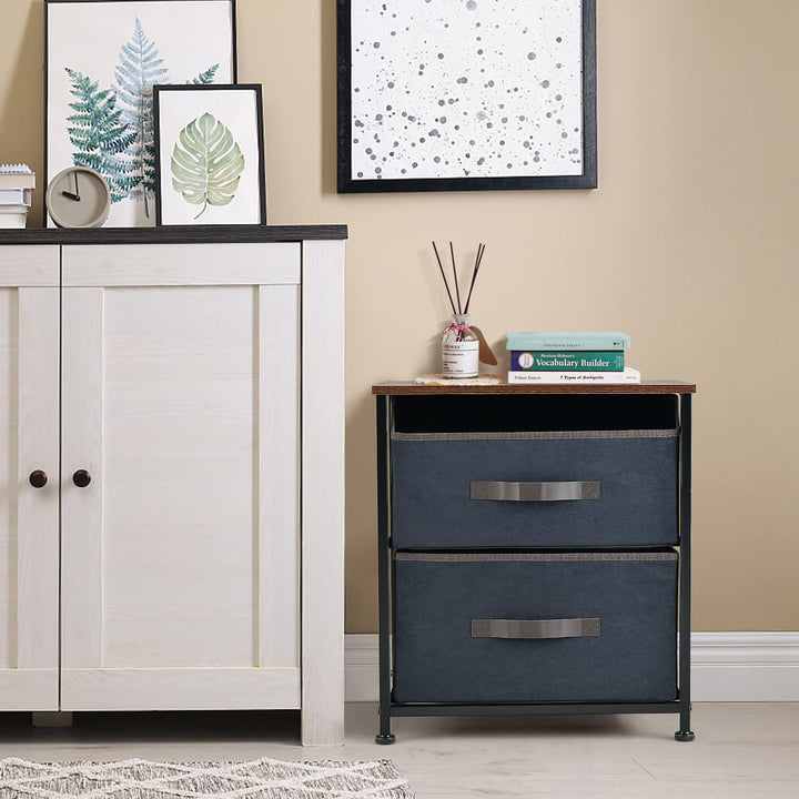 Giantex Nightstand with 2 Drawers