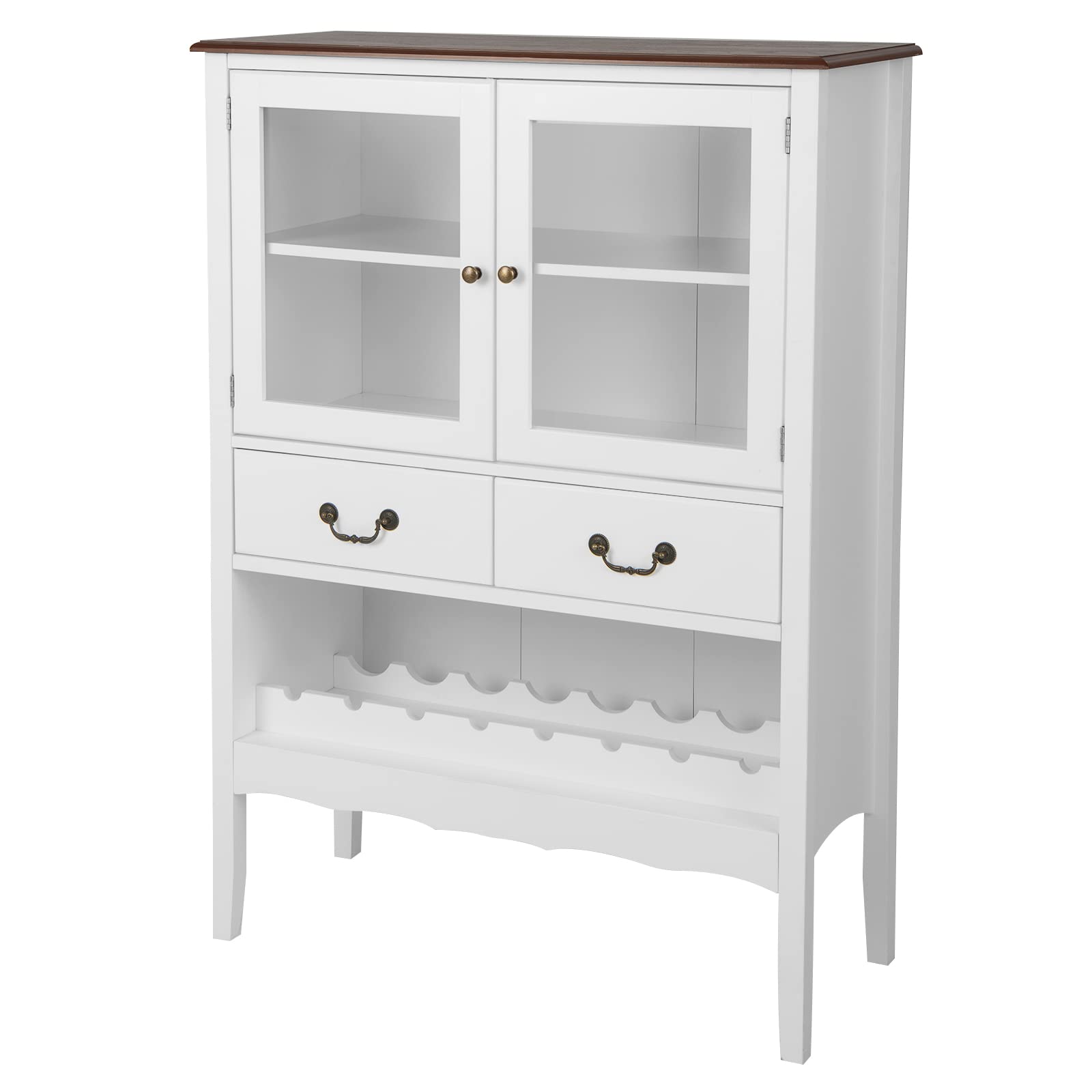 Giantex Buffet Wine Cabinet with Storage - Standing Sideboard