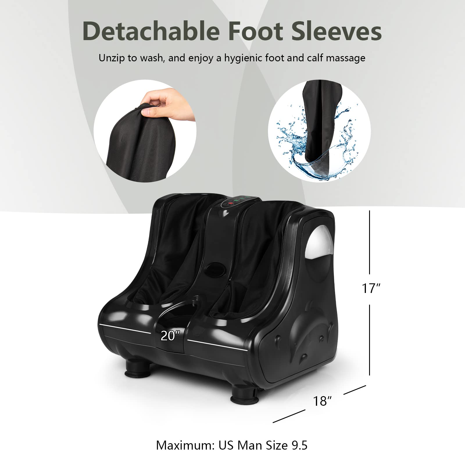 Giantex Foot and Calf Massager - Shiatsu Foot Massager Calf Massager
