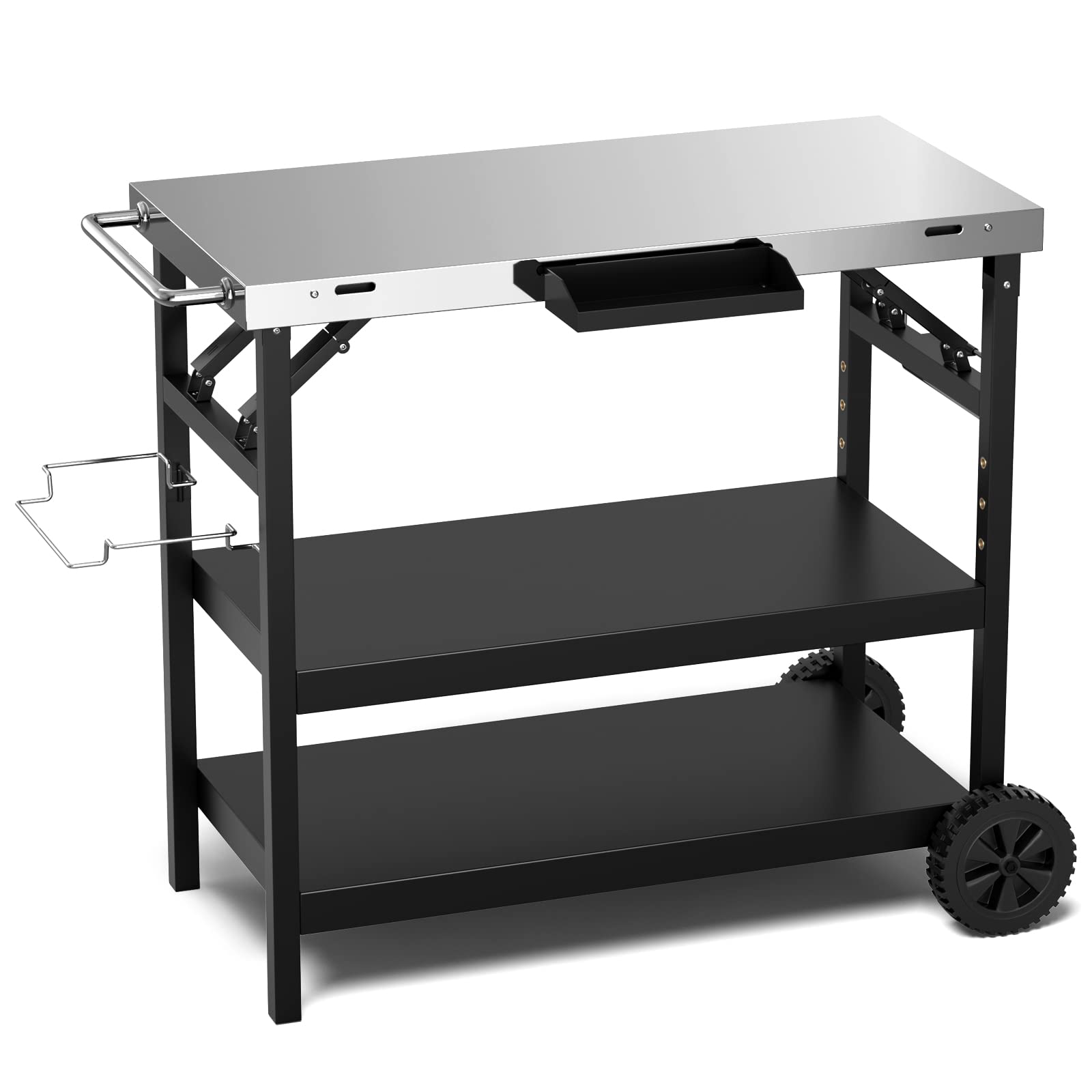 Giantex Outdoor Grill Cart with Wheels