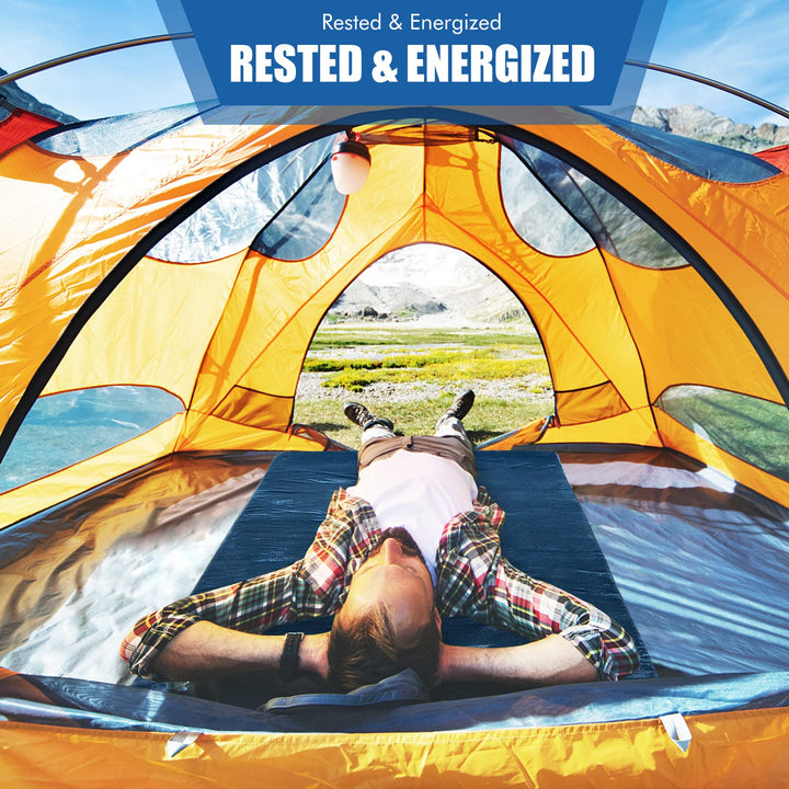 Giantex 72" Memory Foam Camping Mattress, Foldable Floor Guest Bed for Sleepover