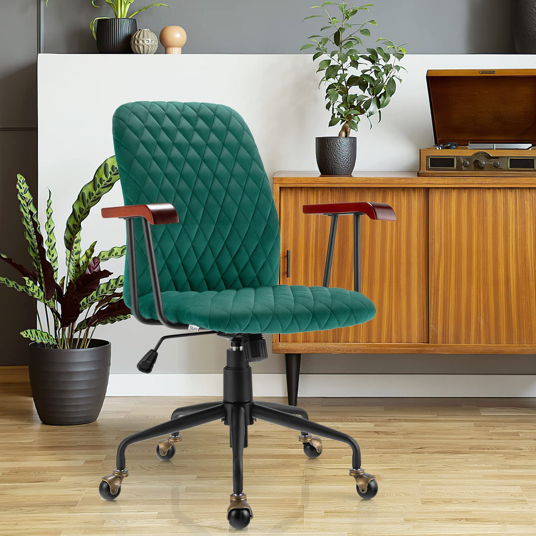 Giantex Velvet Home Office Desk Chair
