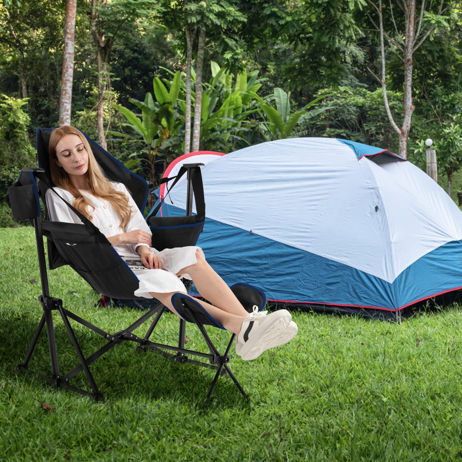 Giantex Outdoor Rocker Camping Chair - Rocking Chair