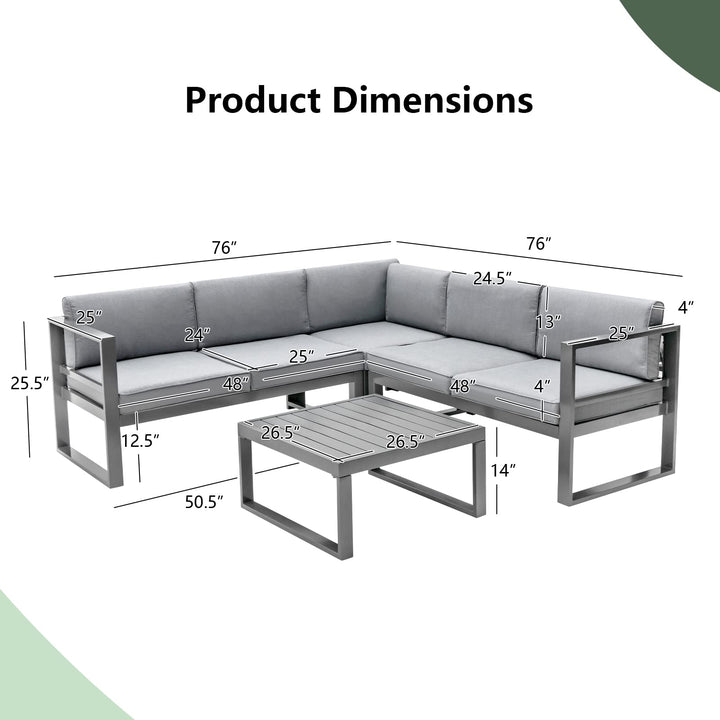 Giantex 4 Piece Patio Furniture Set