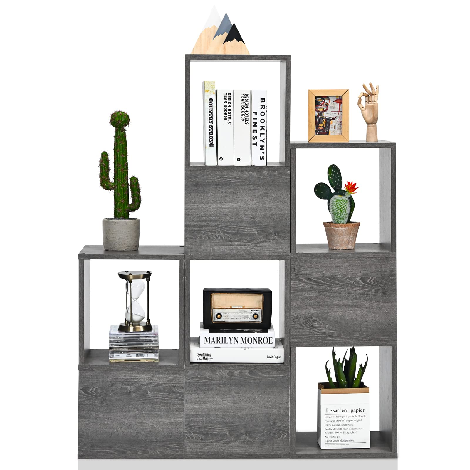 Giantex 9 Cube Storage Organizer, DIY Free Combination Bookcase