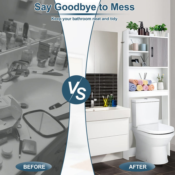Giantex Over-The-Toilet Space-Saving Storage Cabinet