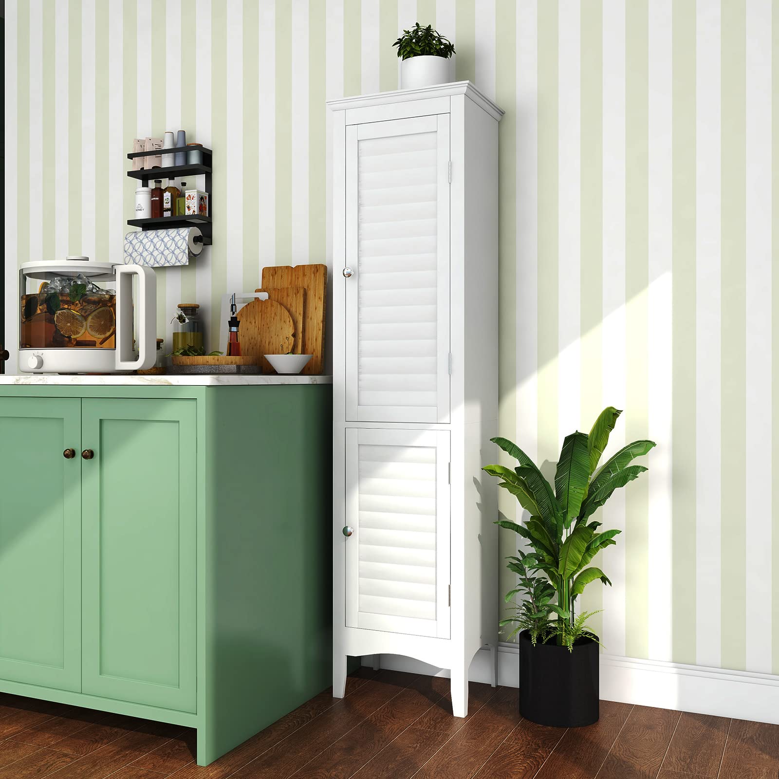 Giantex Bathroom Tall Storage Cabinet