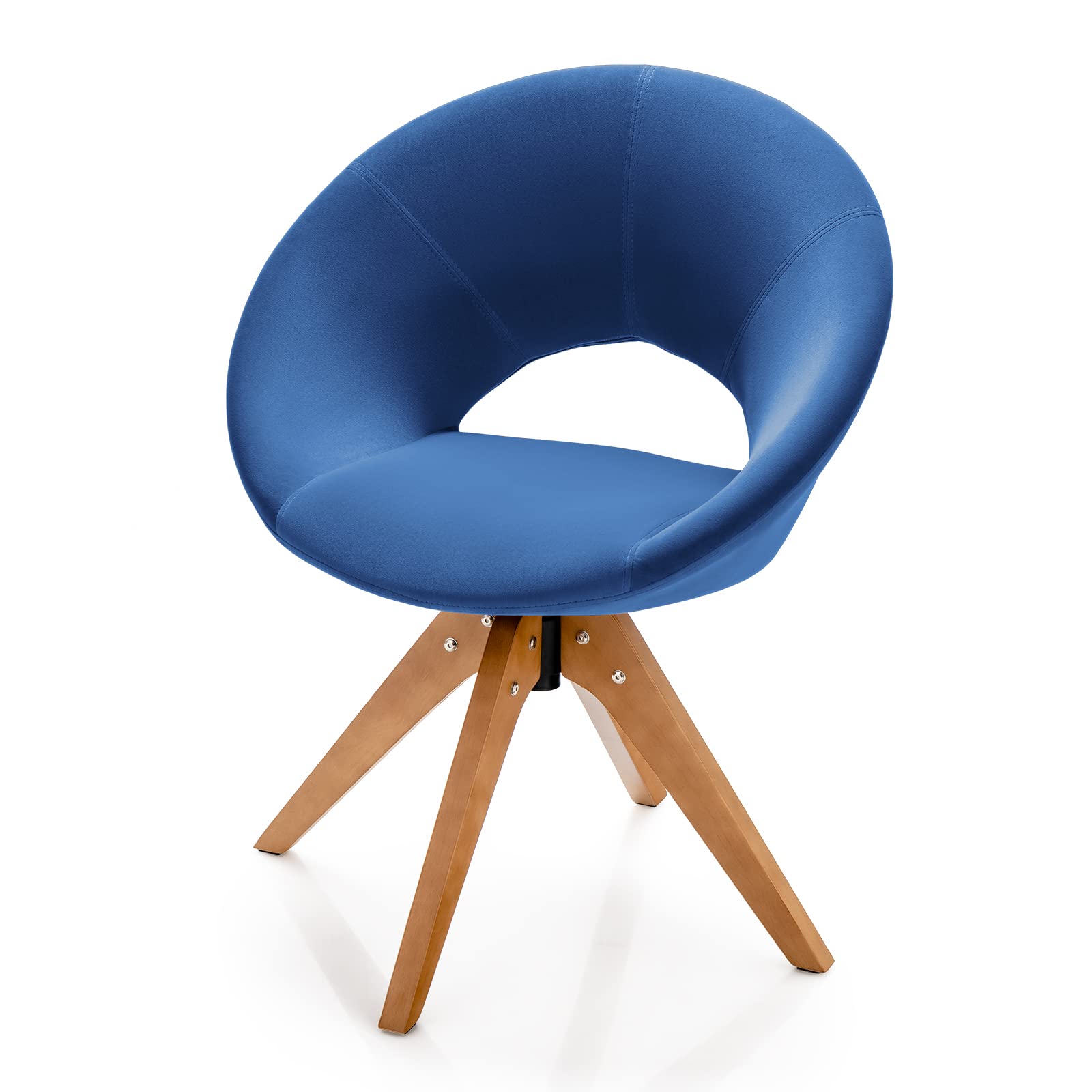 Swivel Accent Chair, Modern Office Chair, Velvet Vanity Chair for Living Room, Bedroom