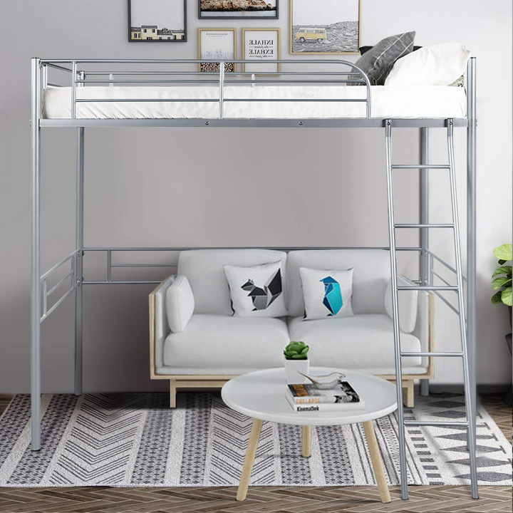 Giantex Heavy Duty Twin Loft Bed with Ladder