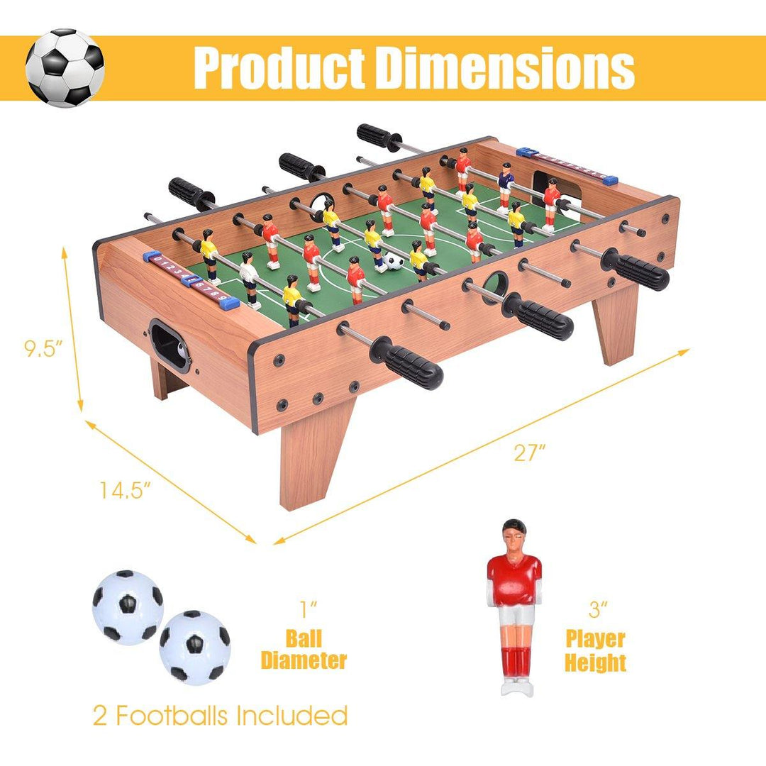 Giantex 48" Foosball Table, 8 Rods, 2 Balls and Score Keepers - Giantexus