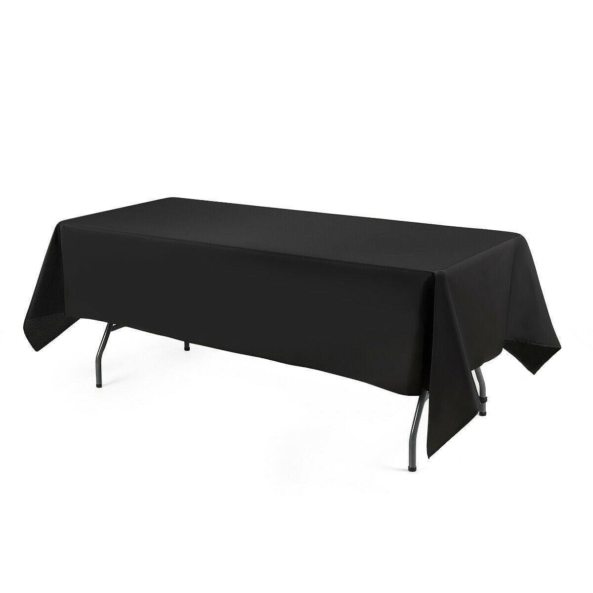 10PCS Rectangle Tablecloth, Machine-washable Polyester - Giantexus