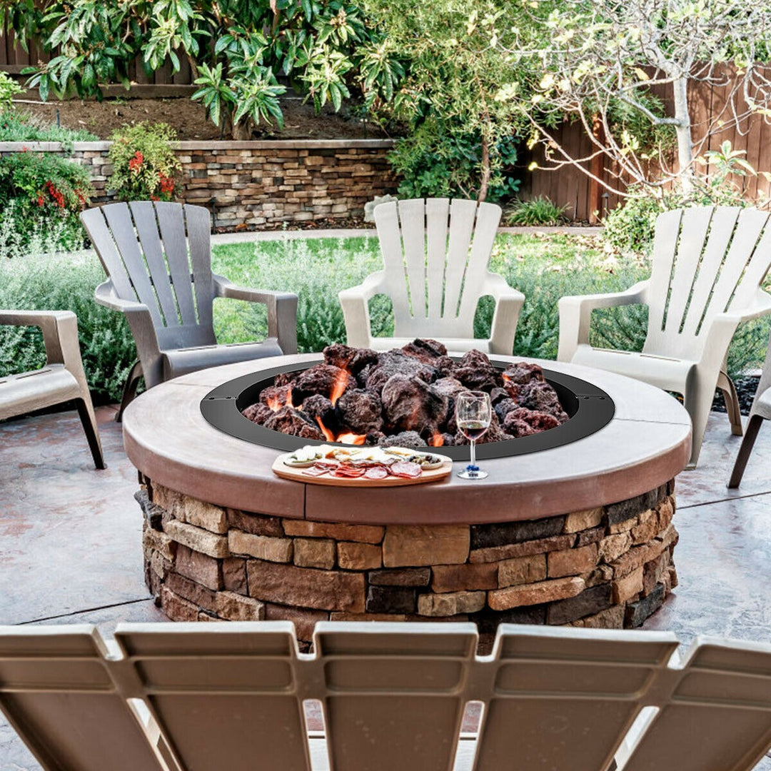 Fire Ring Heavy Duty Thick Solid Steel Fire Pit Liner