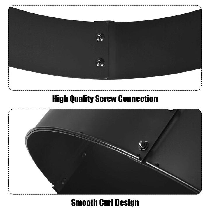Fire Ring Heavy Duty Thick Solid Steel Fire Pit Liner