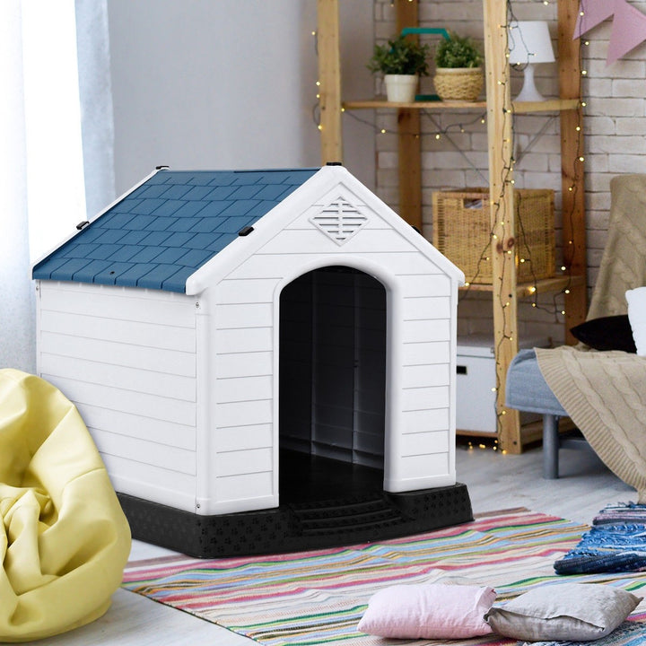 Waterproof Plastic Dog Houses - Giantex