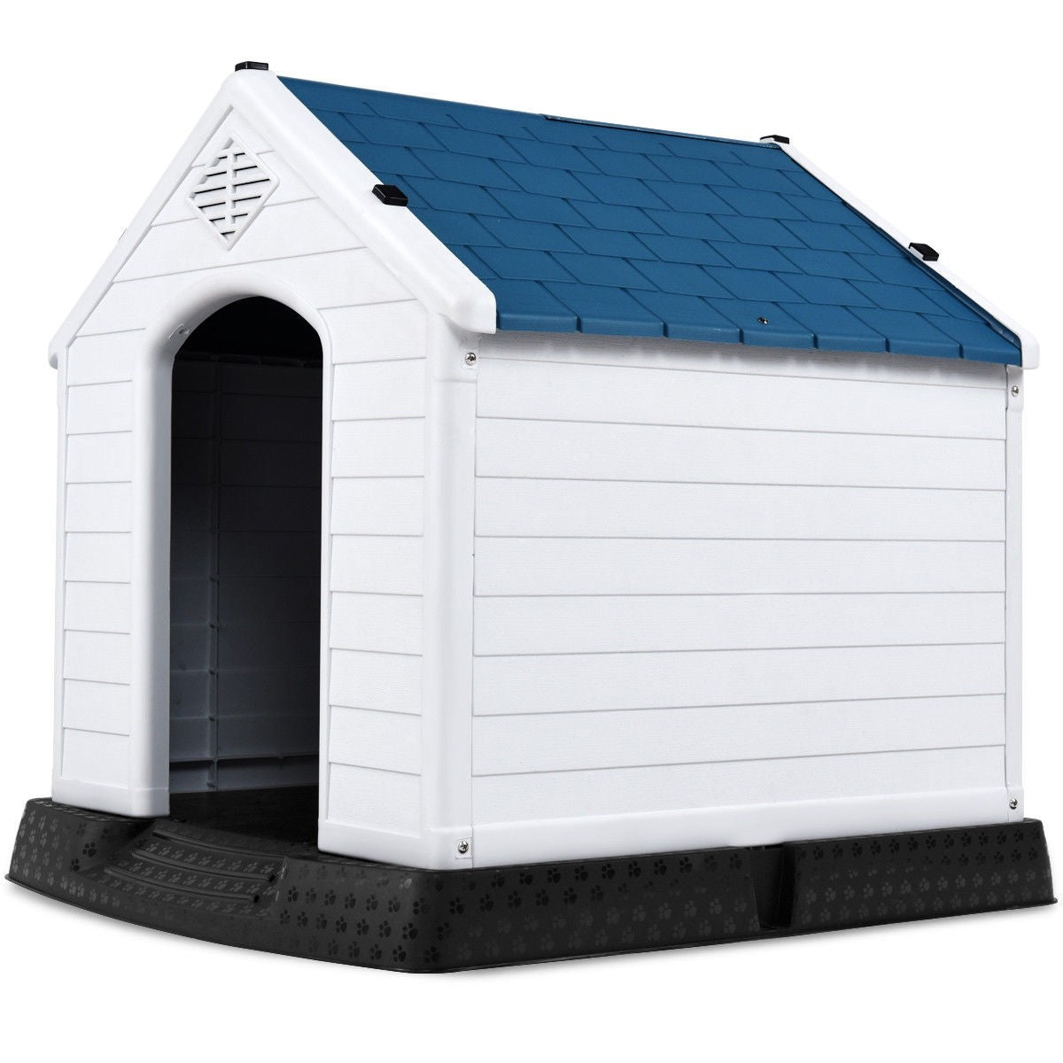 Waterproof Plastic Dog Houses - Giantex